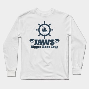 JAWS Movie Bigger Boat Tour Long Sleeve T-Shirt